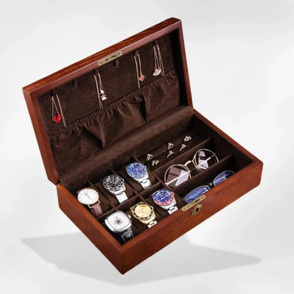 RoyalCoffer® Basic Boîte Montre Bois Luxe