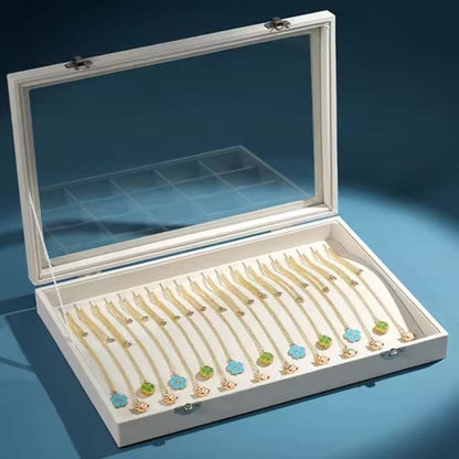 RoyalCoffer Beige Boîte à bijoux <br> colliers