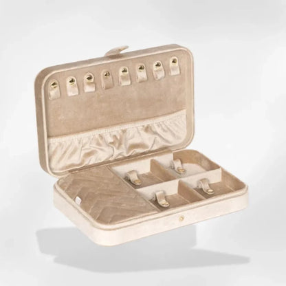 RoyalCoffer® Beige Boîte de rangement bijoux