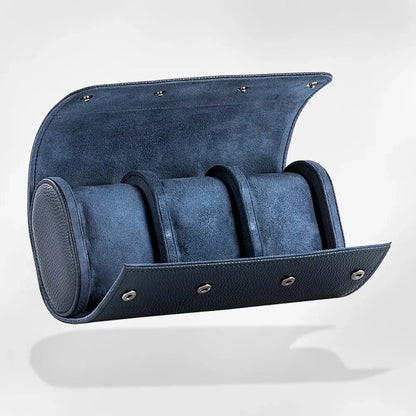 RoyalCoffer® Bleu-3 Boîte Rangement Montre Voyage