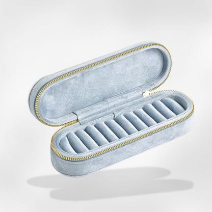 RoyalCoffer Bleu Boîte à bijoux <br> RoyalVelours