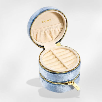 RoyalCoffer Bleu clair Boîte à bijoux <br> contemporaine