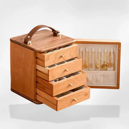RoyalCoffer® Bois Boîte à bijoux bois luxe