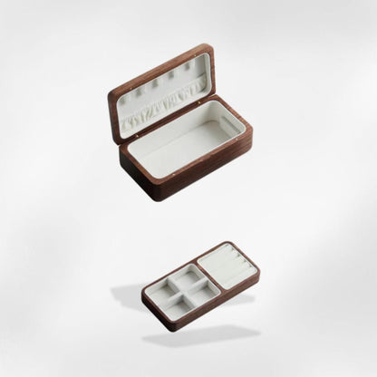 RoyalCoffer Bois Boîte à bijoux en bois massif