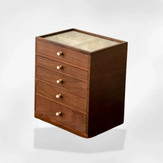 RoyalCoffer® Bois Boîte à Bijoux en Teck