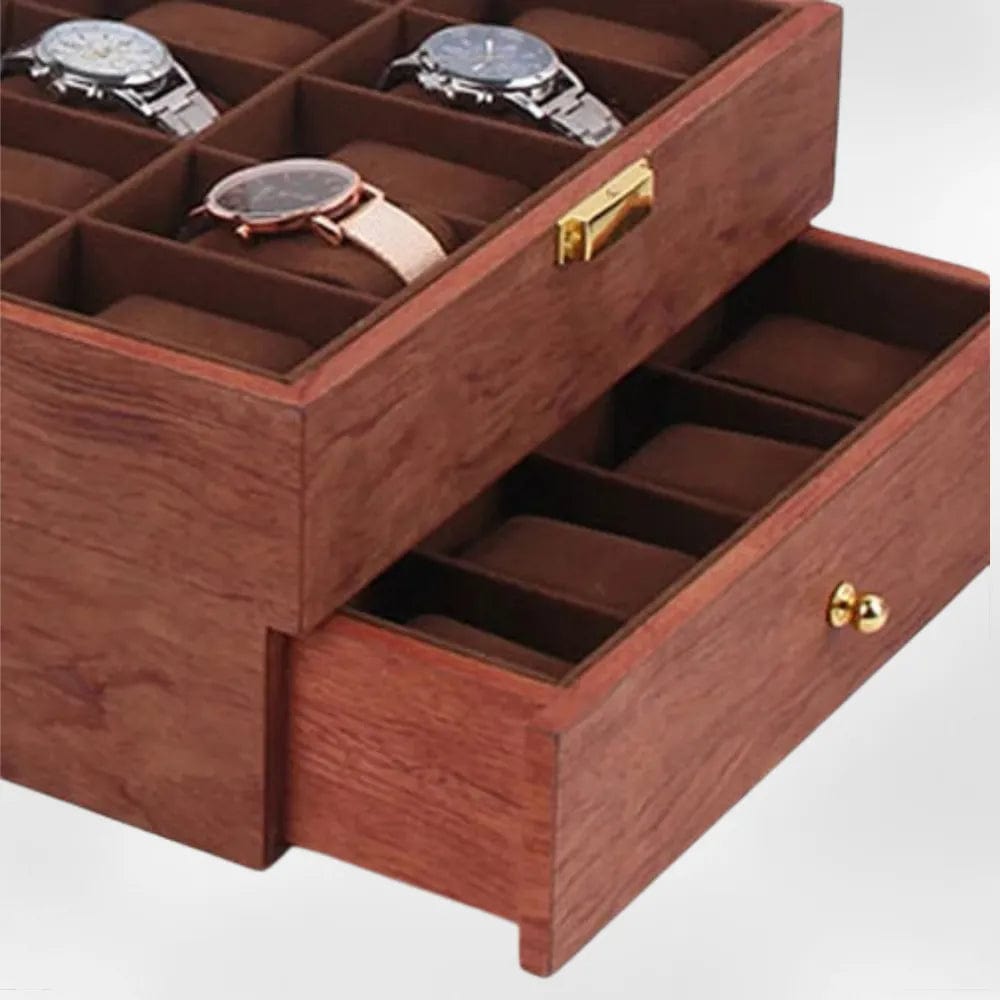 RoyalCoffer® Bois Boîte à bijoux homme luxe