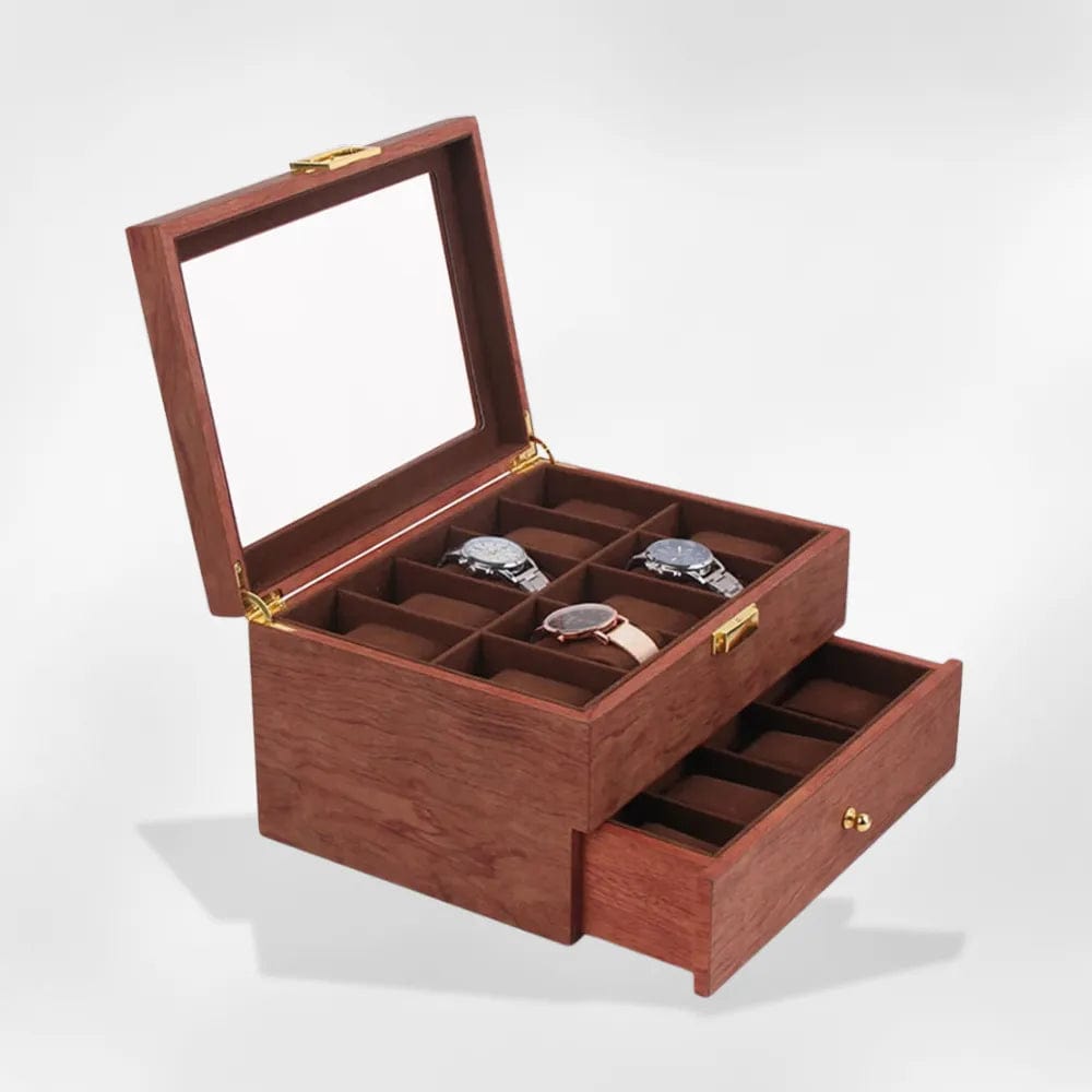 RoyalCoffer® Bois Boîte à bijoux homme luxe