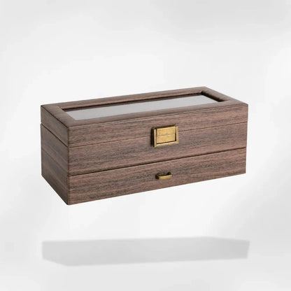 RoyalCoffer® Bois Boîte Montre Bois Massif