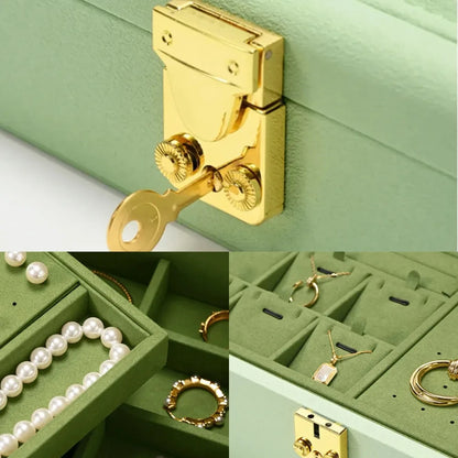 RoyalCoffer® Boîte à bijoux avec serrure