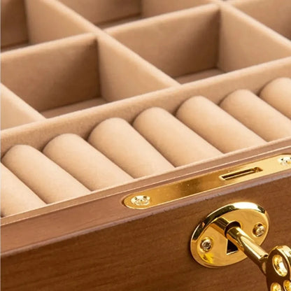 RoyalCoffer® Boîte à bijoux en bois haut de gamme