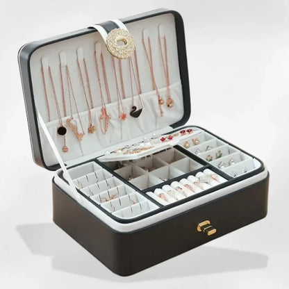 RoyalCoffer® Boîte à Bijoux Femme Cuir
