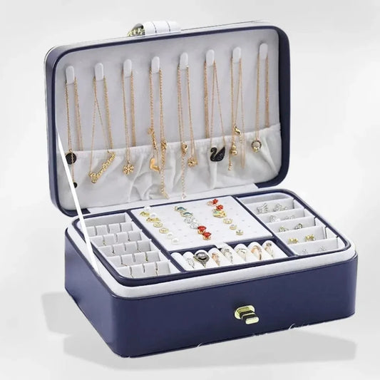 RoyalCoffer® Boîte à Bijoux Femme Cuir