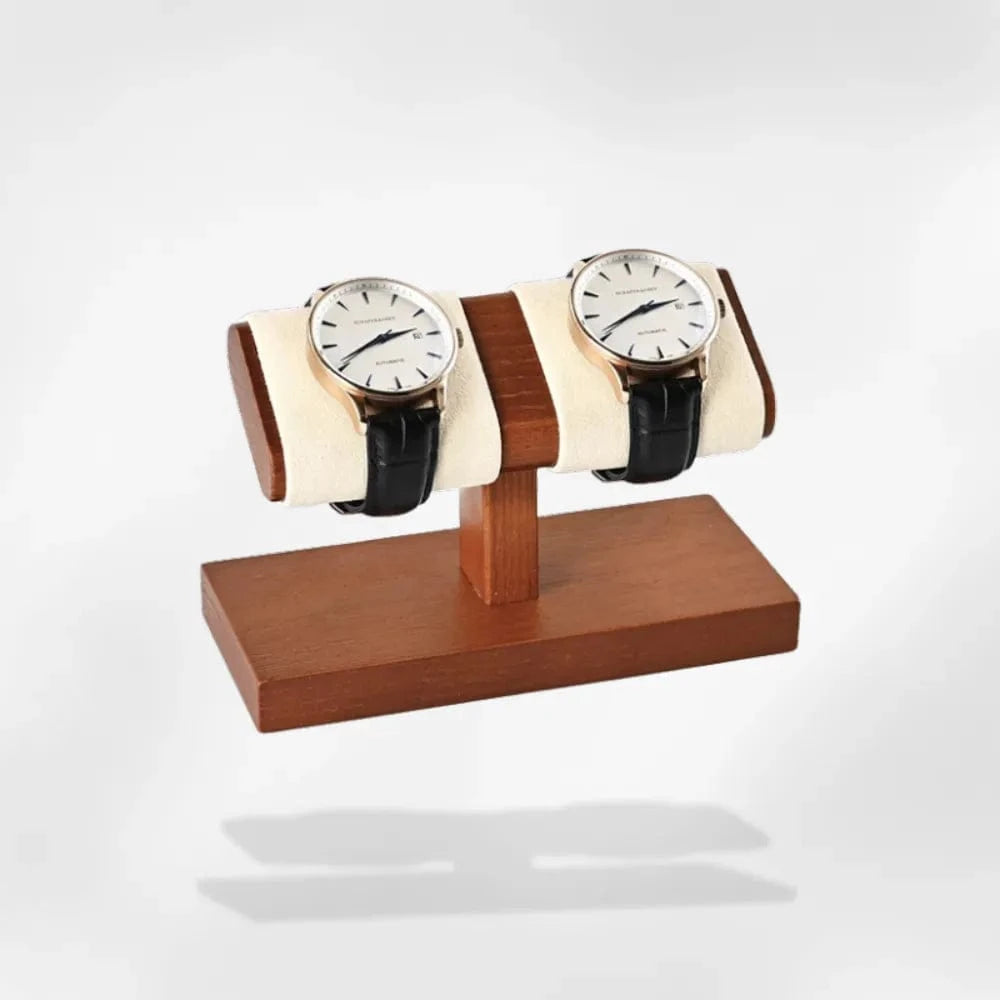 RoyalCoffer® Double Beige Présentoir Montre Luxe