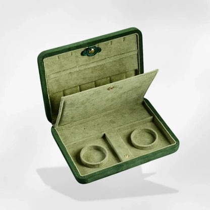 RoyalCoffer® Fermoir Métallique Boîte à Bijoux Plate