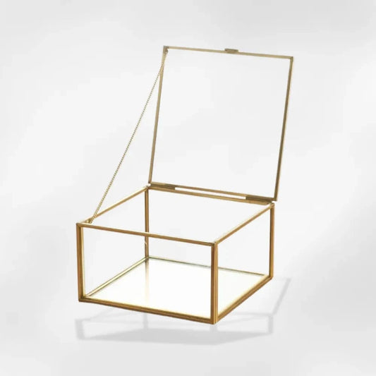 RoyalCoffer Grande boîte à bijoux en verre