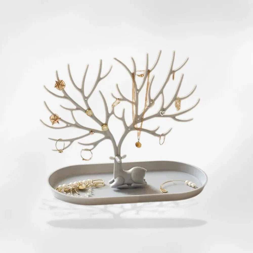 RoyalCoffer® Gris Arbre à bijoux