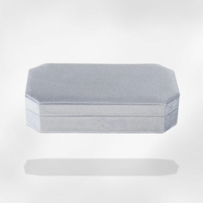 RoyalCoffer Gris Boîte à bijoux petite pour bagues