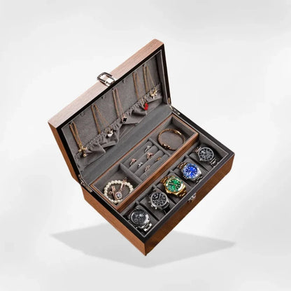 RoyalCoffer® Intégrale Boîte rangement montre homme