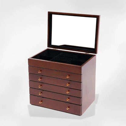 RoyalCoffer® Marron Coffret bijoux homme femme