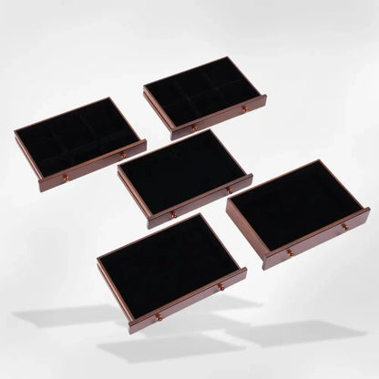 RoyalCoffer® Marron Coffret bijoux homme femme