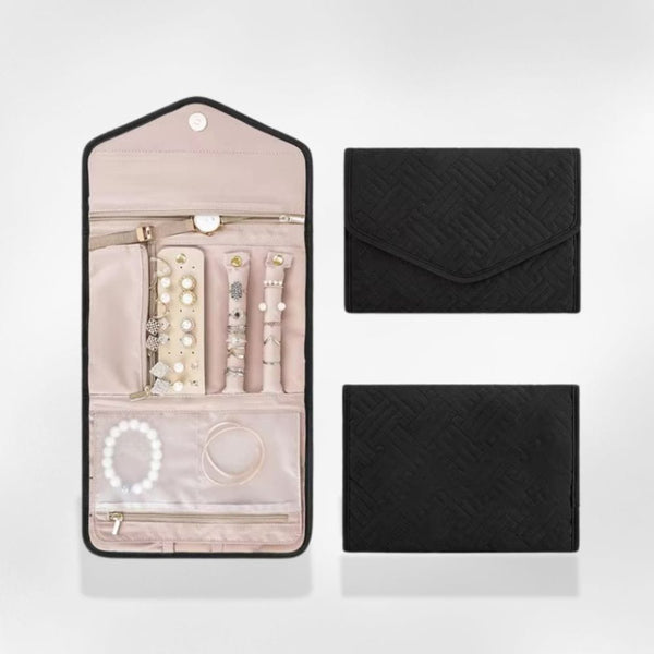 RoyalCoffer Noir Boîte à bijoux <br> Organisateur
