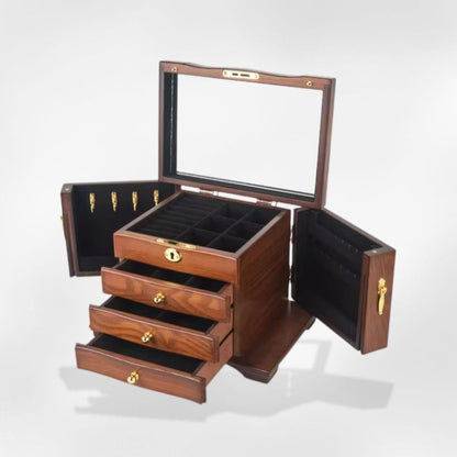 RoyalCoffer Noir Boîte à bijoux <br> RoyalCoffret