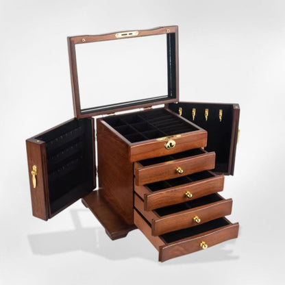 RoyalCoffer Noir Boîte à bijoux | RoyalDrawer