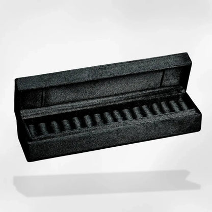 RoyalCoffer® Noir Boîte rangement bague bijoux