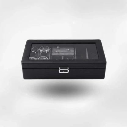 RoyalCoffer® Noir Coffret bijoux homme