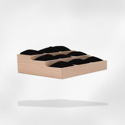 RoyalCoffer Noir Présentoir à bijoux <br> bois