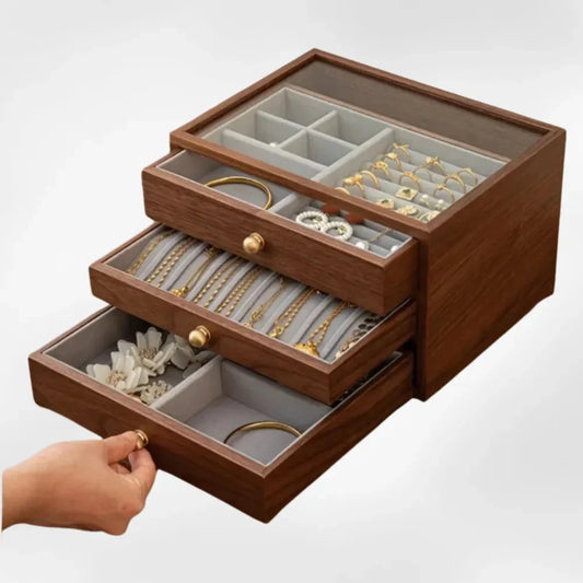 RoyalCoffer® Petit coffret Bijoux bois