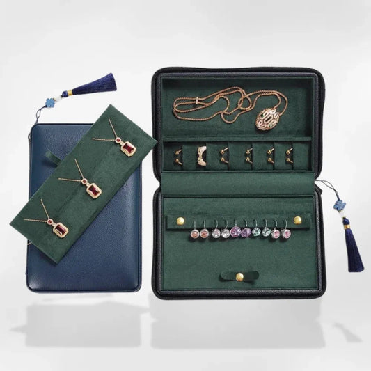 RoyalCoffer® Pochette bijoux cuir