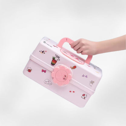 RoyalCoffer Rose Boîte à bijoux <br> fillette