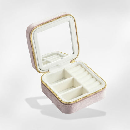 RoyalCoffer® Rose Petite boîte à bijoux miroir