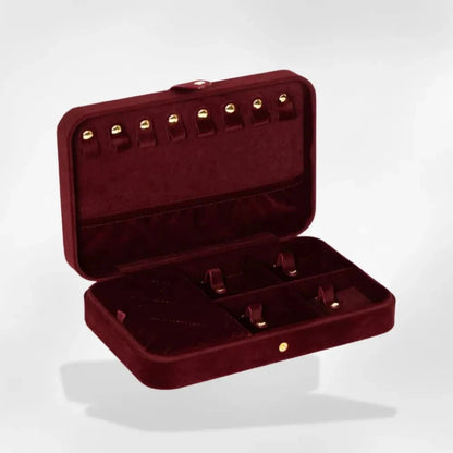 RoyalCoffer® Rouge Boîte de rangement bijoux