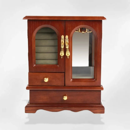 RoyalCoffer® Vernis Boîte à bijoux ancienne en bois