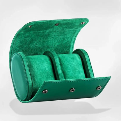 RoyalCoffer® Vert-2 Boîte Rangement Montre Voyage
