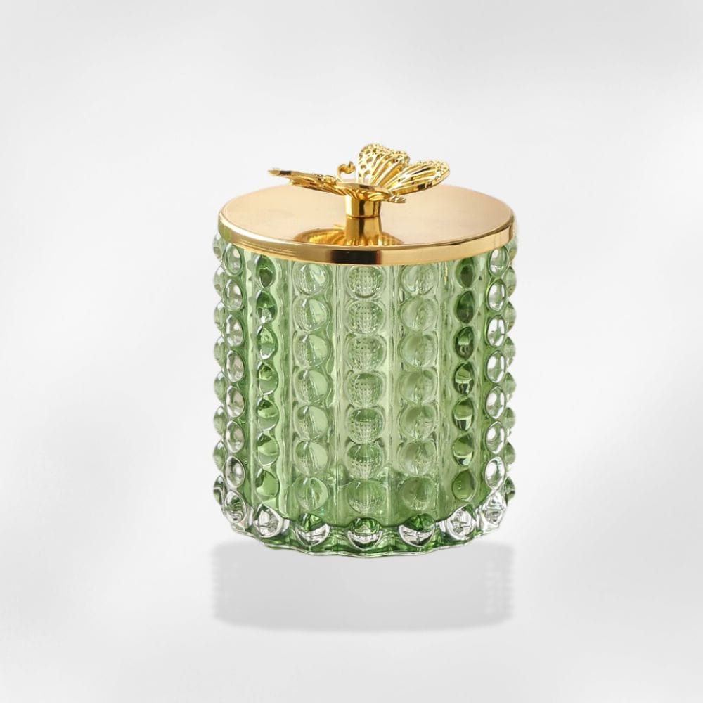 RoyalCoffer® Vert Boîte à bijoux <br> papillon