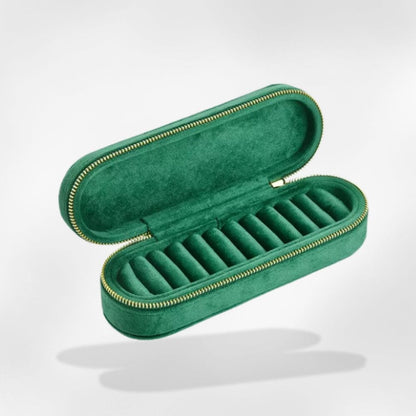 RoyalCoffer Vert Boîte à bijoux <br> RoyalVelours