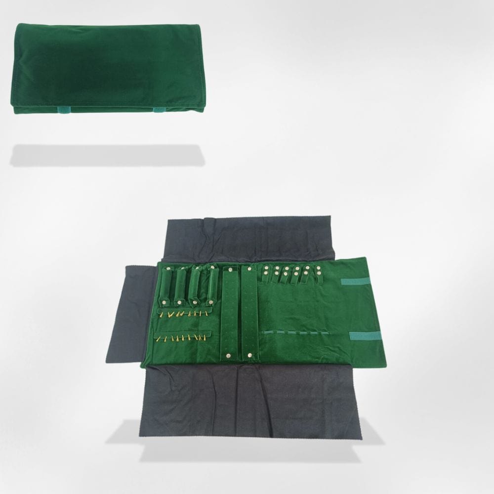 RoyalCoffer® Vert Boîte à bijoux <br>tissu