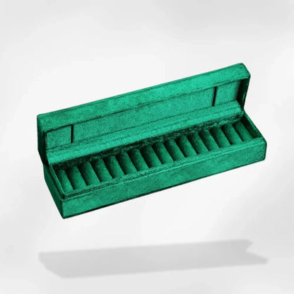 RoyalCoffer® Vert Boîte rangement bague bijoux