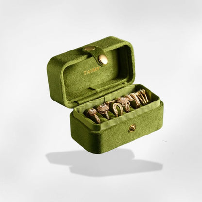 RoyalCoffer Vert-clair Boîte à bijoux <br> bague