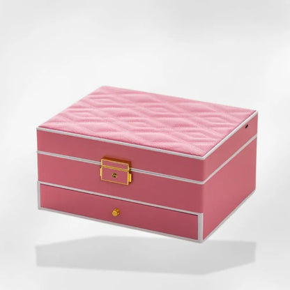 royalcoffer® Boîte à Bijoux avec Lumiere rose