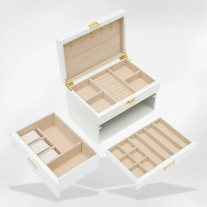 royalcoffer®Boîte à Bijoux avec Rangement Montre4