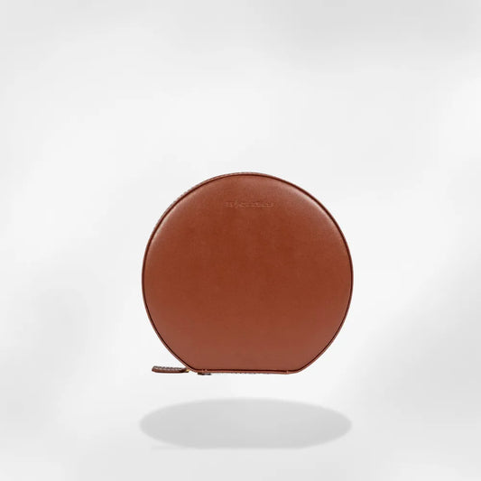 royalcoffer®Boîte à Bijoux de Voyage en Cuir marron