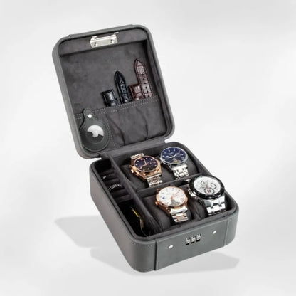 royalcoffer®Coffret Montre Homme Voyage noir