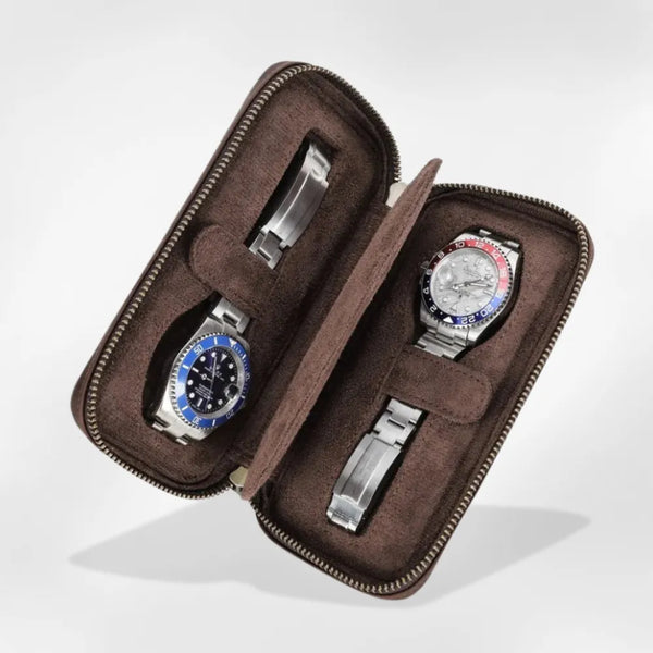 Étui Montre Cuir Voyage | Livraison OFFERTE | RoyalCoffer®3456